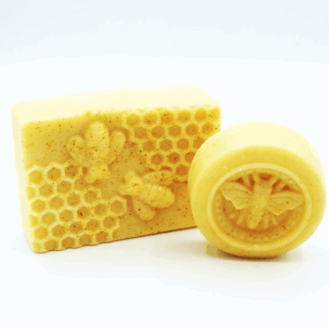 Honey infused shea soap with turmeric